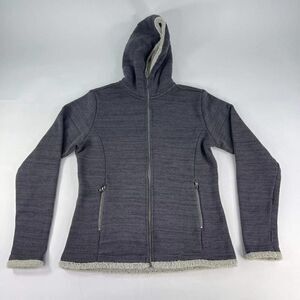 Kuhl Alfpaca Ladies Hooded Long Sleeves Pullover Size S Fleece Full Zip Jacket